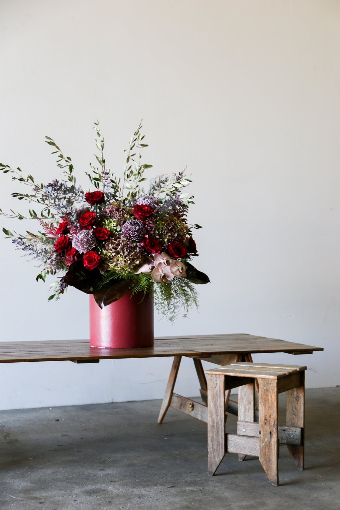 TRADITIONAL Trestle Table - LOW