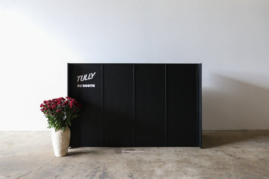 TULLY DJ BOOTH / BAR - BLACK (FLAT PACK)