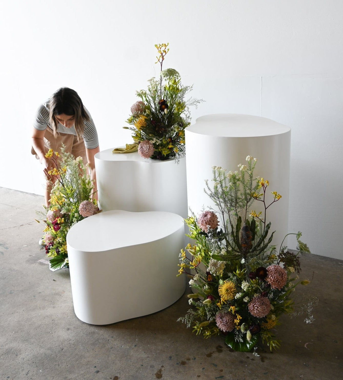 EG ORGANIC Plinth - WHITE 1000mm H
