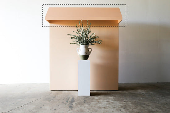 Boxed Back Wall - ADD ON - AWNING PIECE