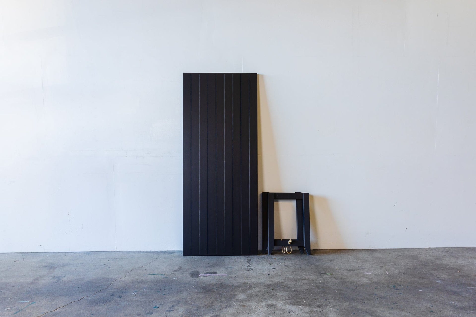 CAVIAR Trestle Table - BLACK