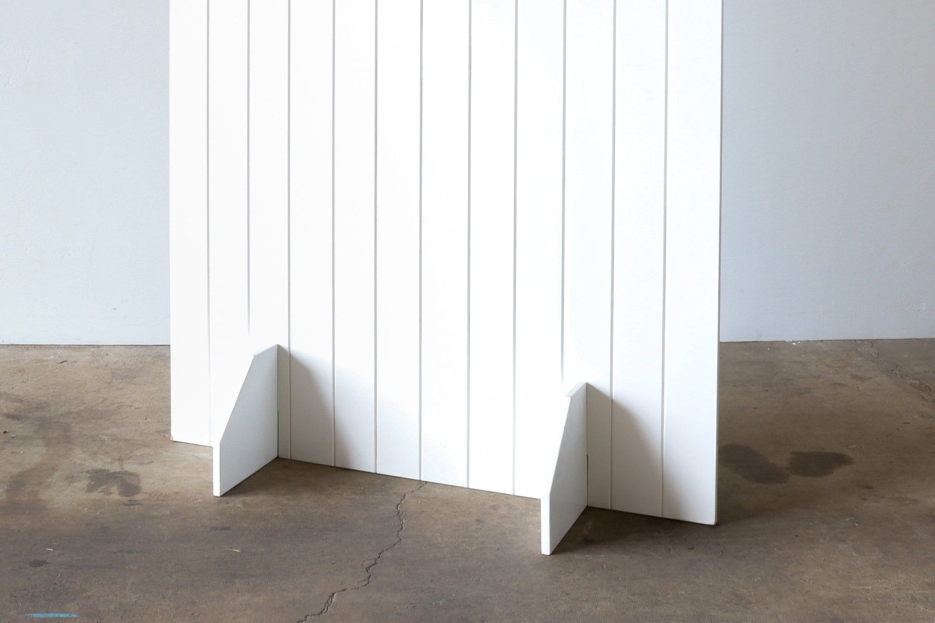 ARCHED PANEL BEATER Wall Unit - WHITE