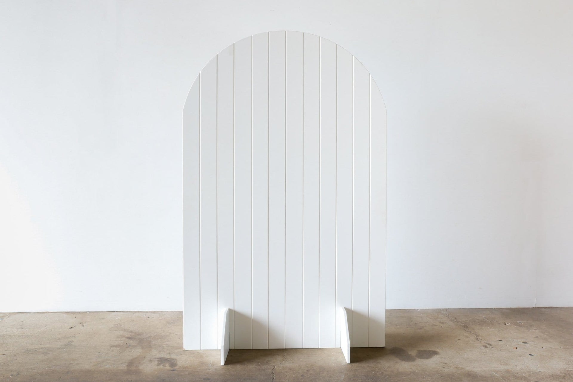 ARCHED PANEL BEATER Wall Unit - WHITE