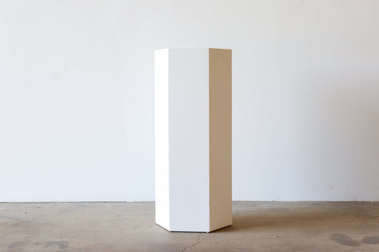 BK Plinth - HEXAGONAL WHITE