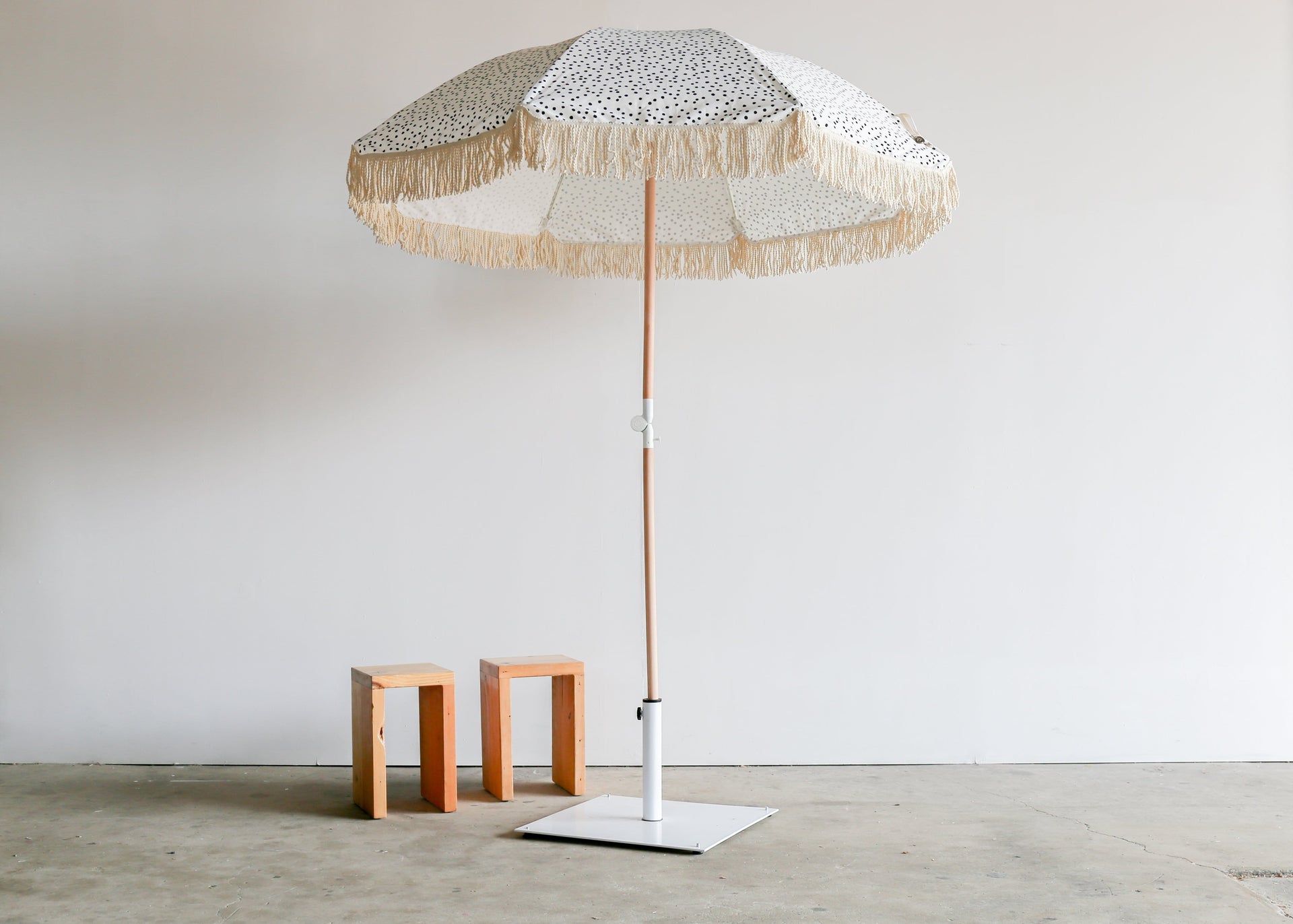 SUNDAY Umbrella - SPOTTED WITH WHITE BASE