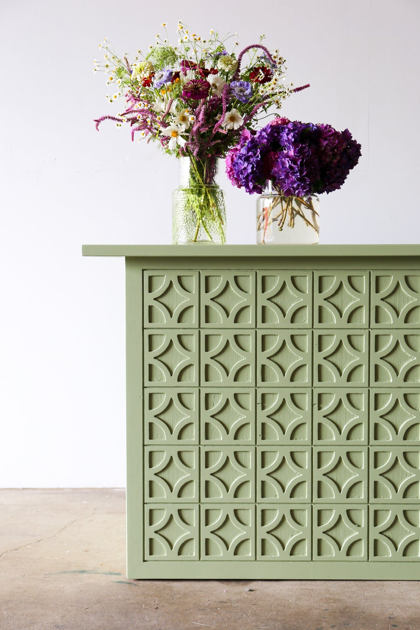 BREEZE BLOCK BAR - GLADE GREEN (FLAT PACK)