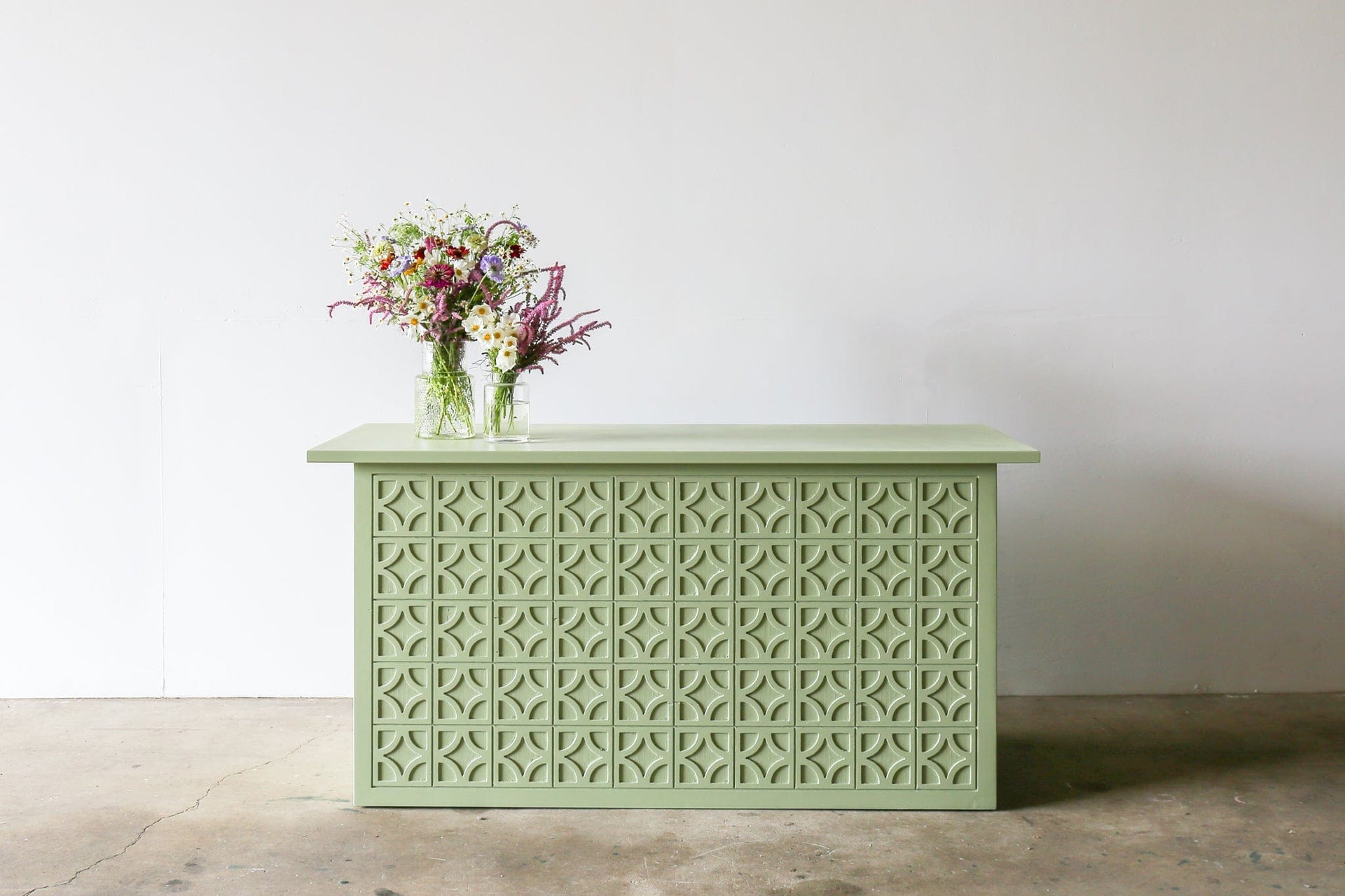 BREEZE BLOCK BAR - GLADE GREEN (FLAT PACK)