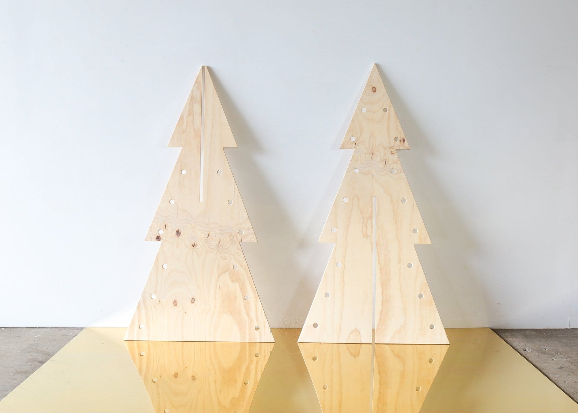 Mrs Claus Pegboard Christmas Tree - MEDIUM