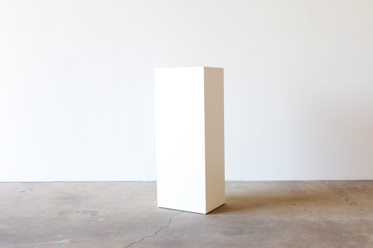 Plinht BK Plinth - 1000mm H - WHITE - PLINTH HIRE SYDNEY REGION - TIMBERMILL